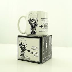 William Faulkner Caricature Coffee Mug Cup By Largely Litera